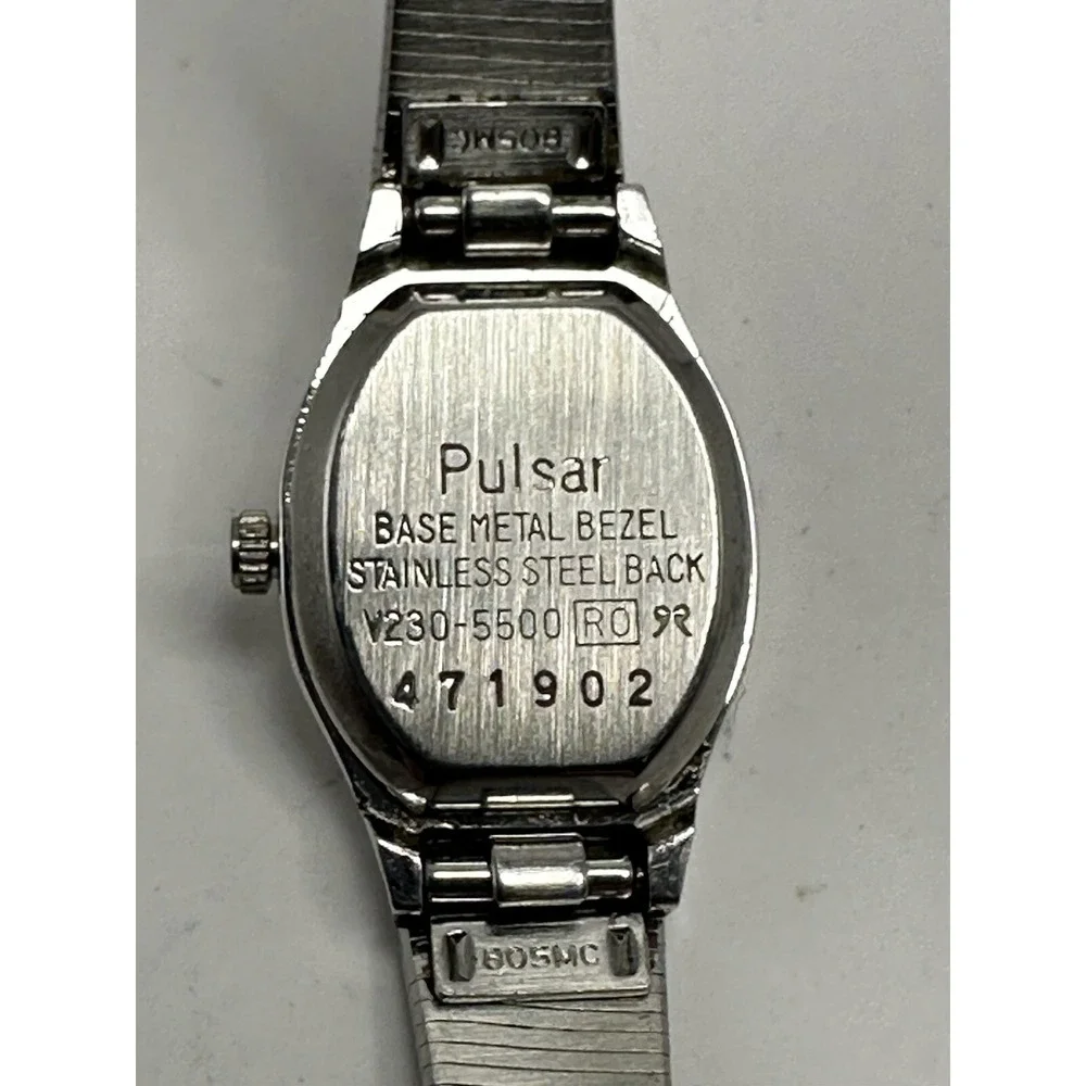 Pulsar V230-5500 Ladies‎ Watch New Battery 15MM 6.5